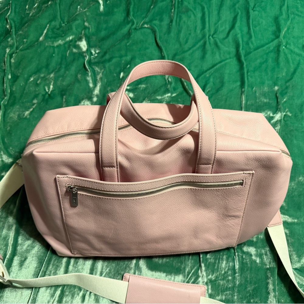Away Everywhere Blush Pink Leather Carry on Bag - Picture 2 of 13